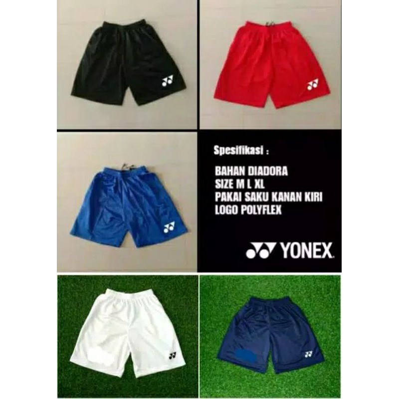 Celana badminton yonex CPY108 putih-1