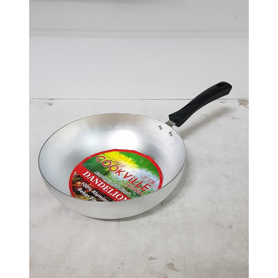 Wajan Wok Deep Fry Pan Cookville Dandelion 26 cm