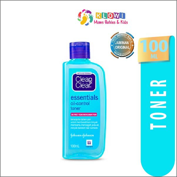 J&J Clean & Clear Oil Control Toner 100ml / Pembersih Wajah / Make Up