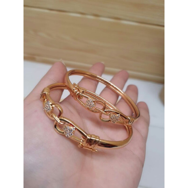 Gelang xuping / bangle xuping murah import / gelang wanita microdiamond xuping