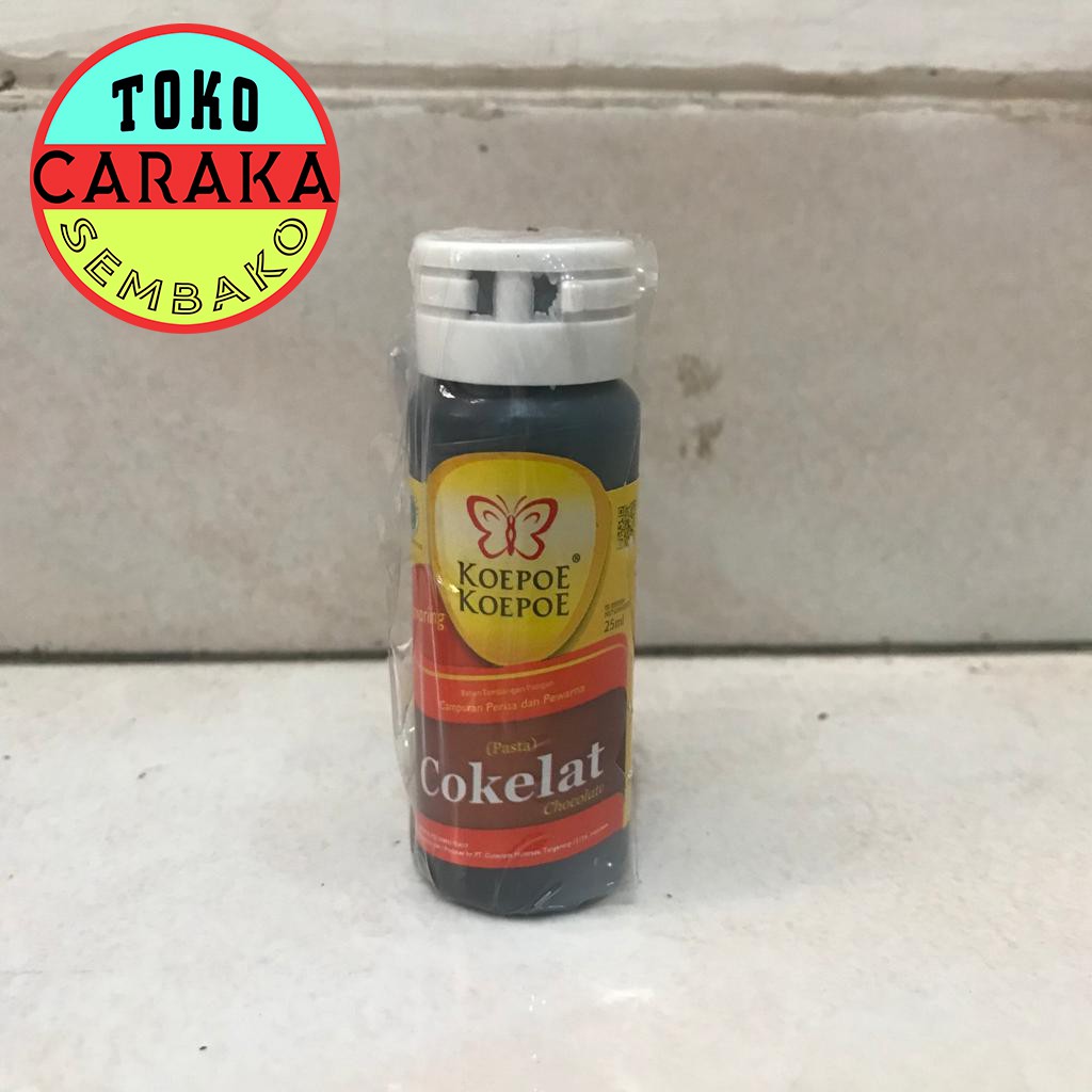 

Pewarna Makanan Koepoe Koepoe (Pasta) Cokelat 25ml - Kupu Kupu Chocolate