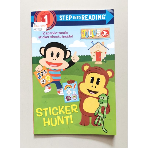 Buku BBW Julius Jr Sticker Hunt/ Sale Buku BBW/ Buku Baca dan Stiker Anak