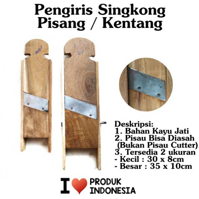 alat pengiris pemotong perajang keripik singkong pisang ubi talas tempe kentang