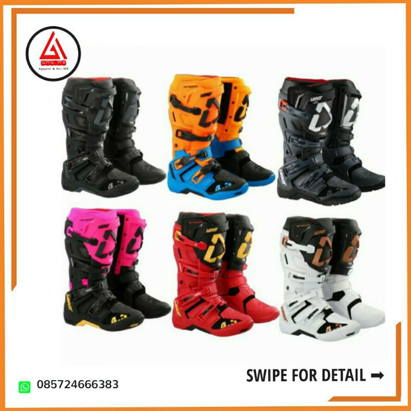 SEPATU LEATT 4.5, BOOTS LEATT 4.5, SEPATU CROSS LEATT