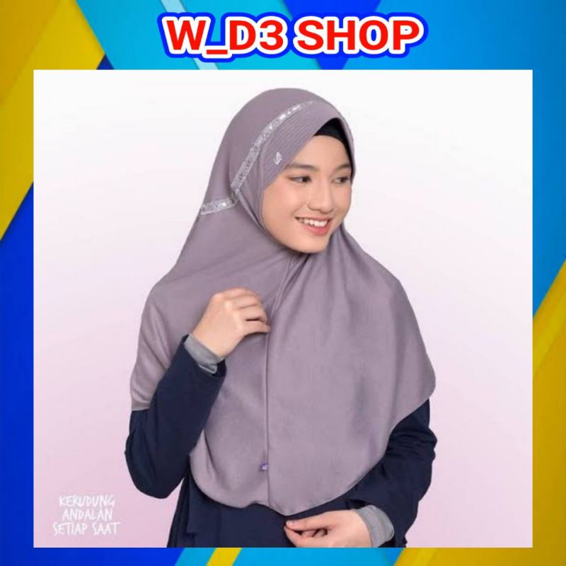 kerudung sekolah TK/SD/SMP/SMA HEMY  pita atas  assilmiofficialstore