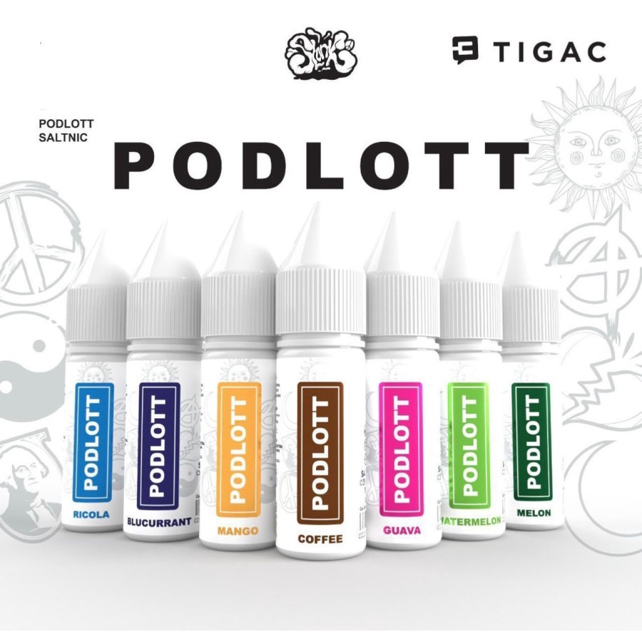 [NEW!!!] PODLOTT SALT NIC LIQUID 15ML 30MG - 100% AUTHENTIC