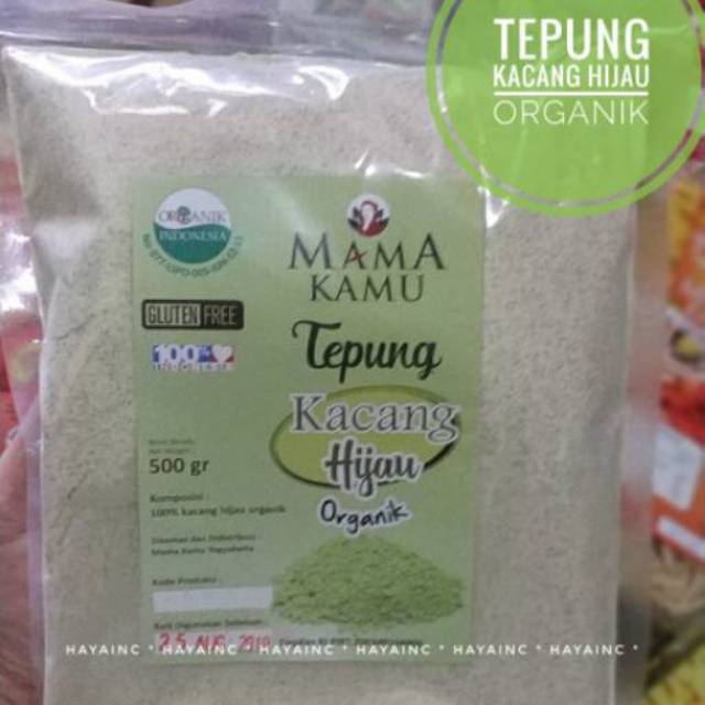 

Tepung Kacang Hijau Organik 500g