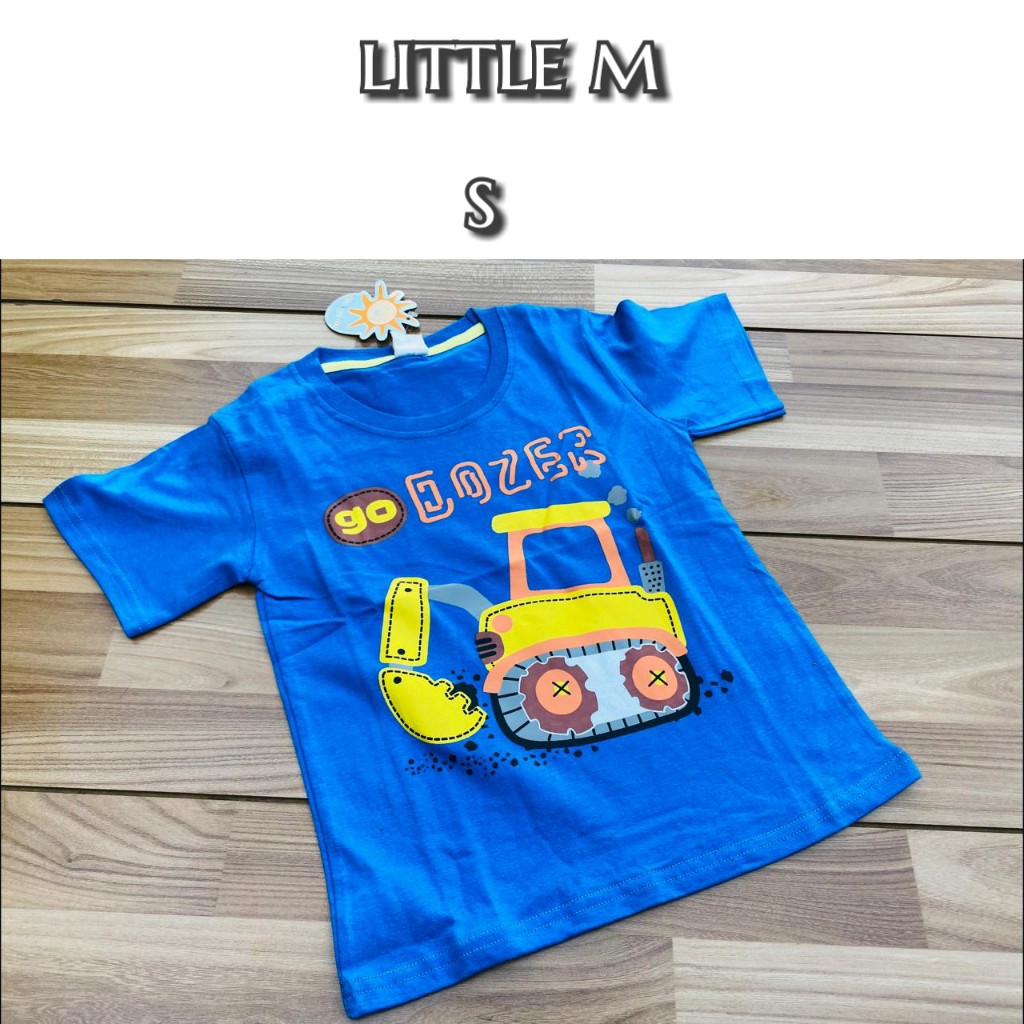 kaos little m biru 3