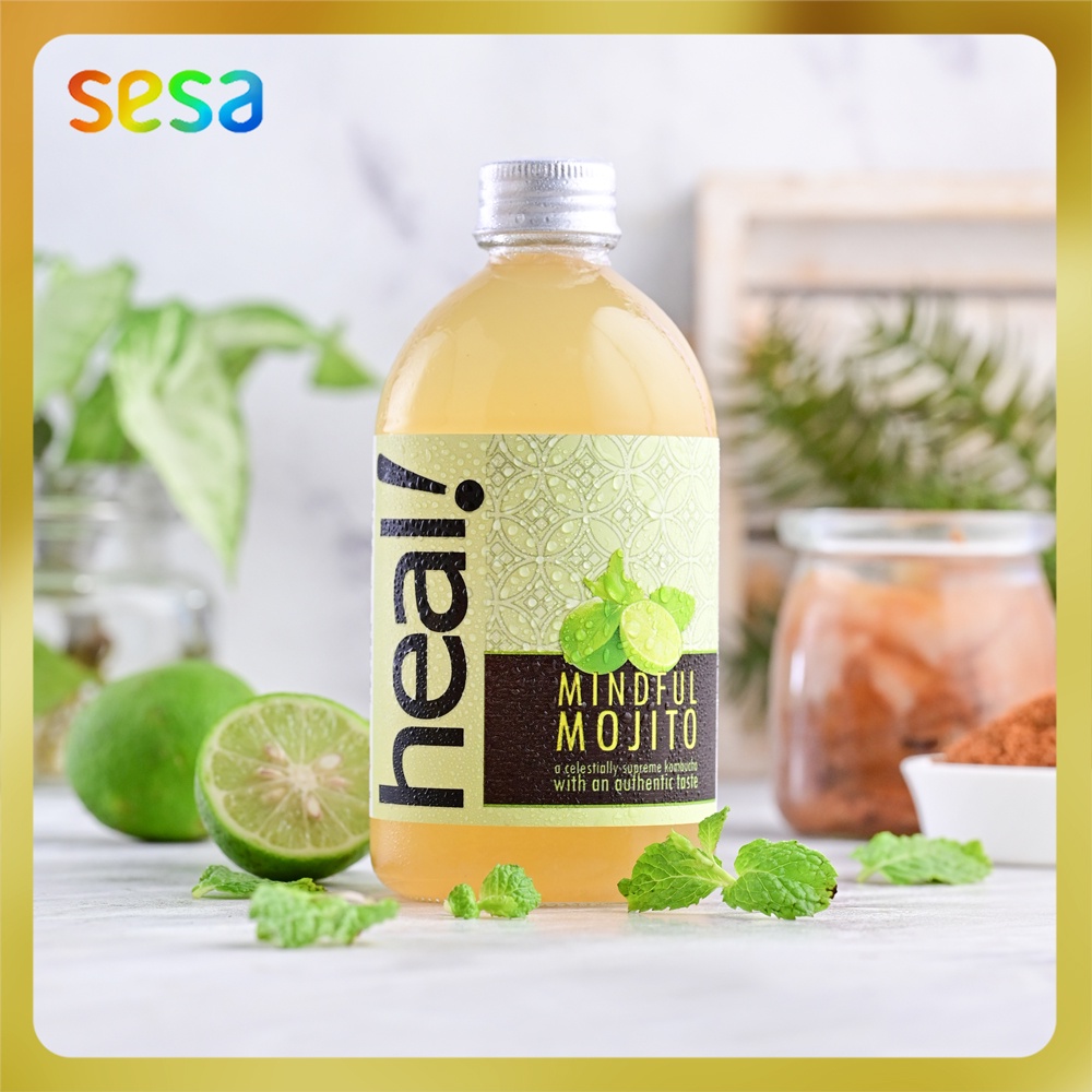 

HEAL Kombucha Mindful Mojito 370ml - Minuman Sehat Fermentasi