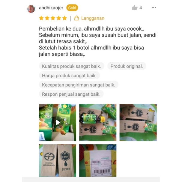 (BISA COD) MADU RATIK ASLI ATASI KEBAS KESEMUTAN KRAM ASAM URAT NYERI SENDI SAKIT OTOT PINGGANG REMATIK ENCOK SAKIT LUTUT HANYA MENJUAL PRODUK ORI