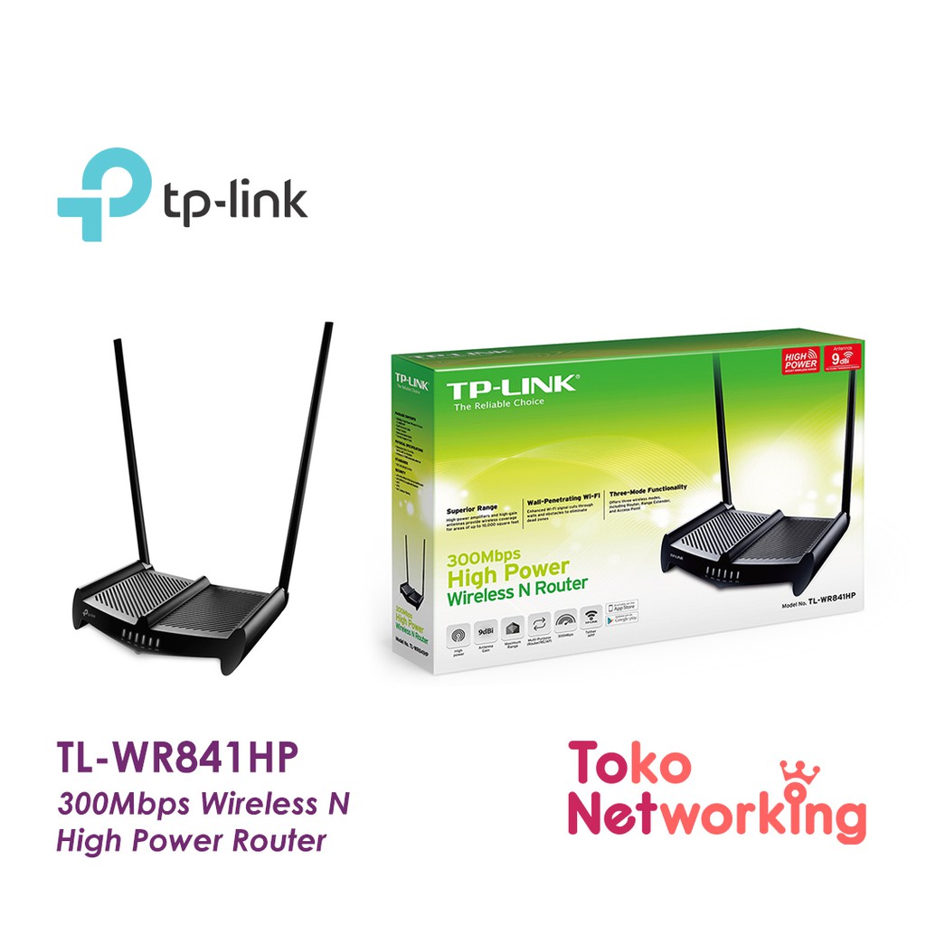 TP-LINK TL-WR841HP: 300Mbps High Power Wireless N Router tplink 841 841hp wr841