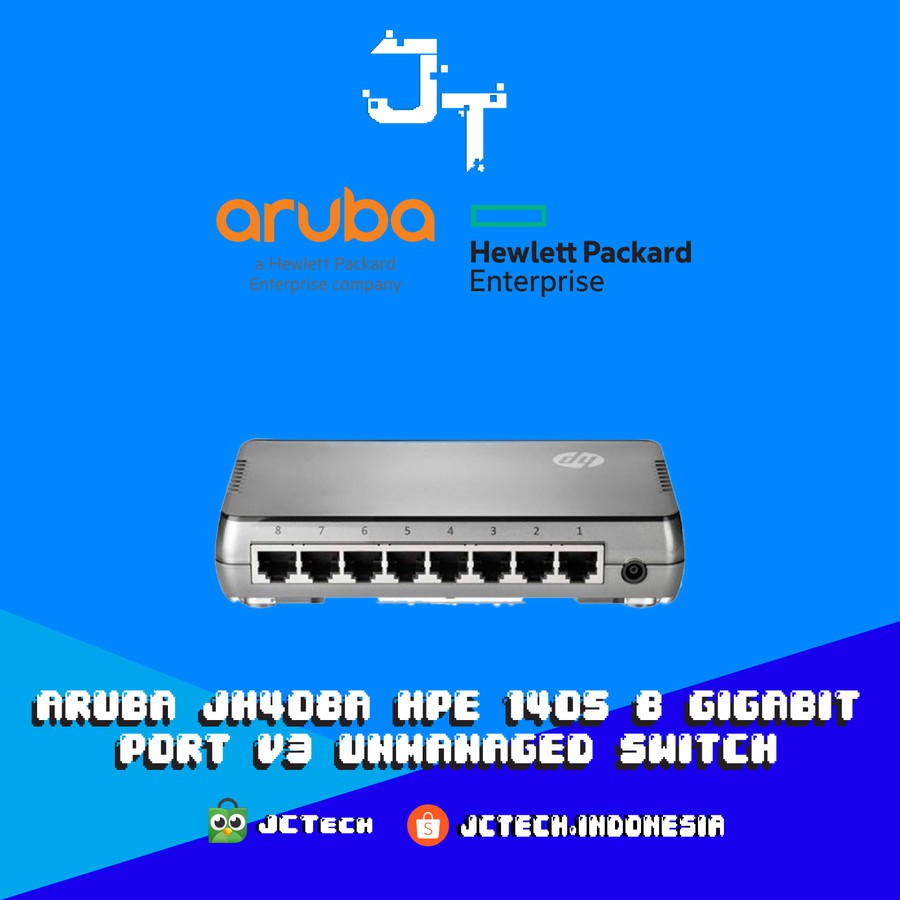 Aruba Network JH408A HPE 1405 8-Gigabit Port V3 Unmanaged Switch