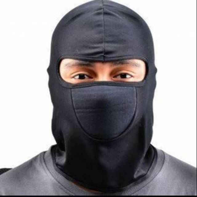 Masker Ninja - Masker full face with filter - masker dengan filter tebal - masker mencegah virus