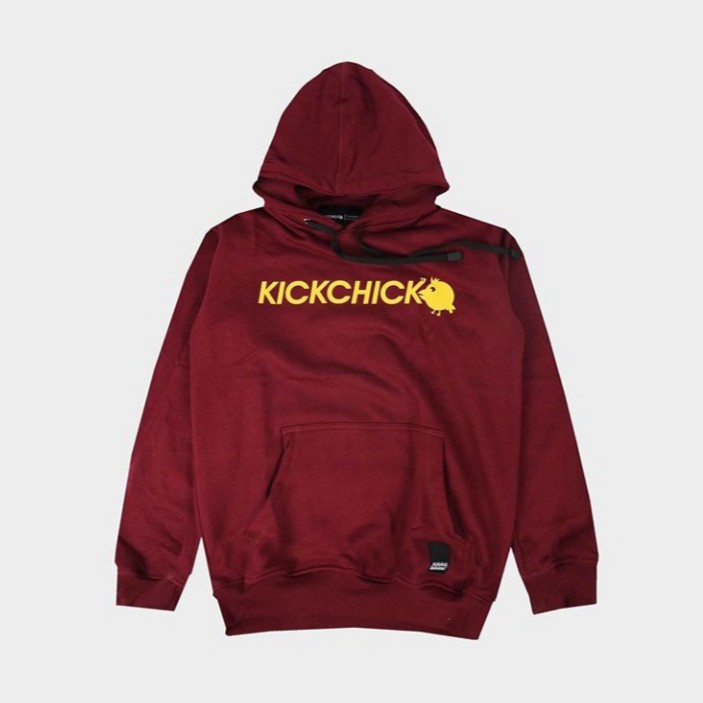 HOODIE KICKCHICK WARNA MERAH MARON