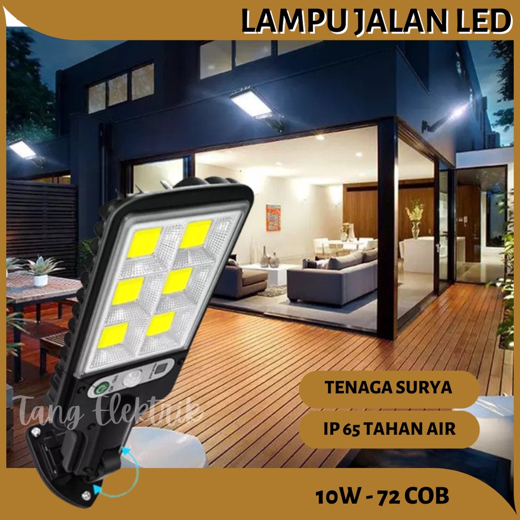 Lampu Taman Tenaga Surya LED Outdoor Sensor Gerak IP65 TAHAN AIR