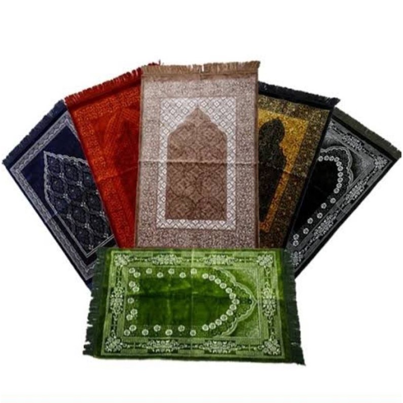 Sajadah Turki Aydin Ultra Star Black White