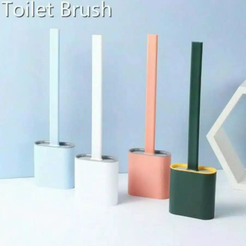 Brush Toilet Silicone / Sikat WC Silikon / Sikat Toilet