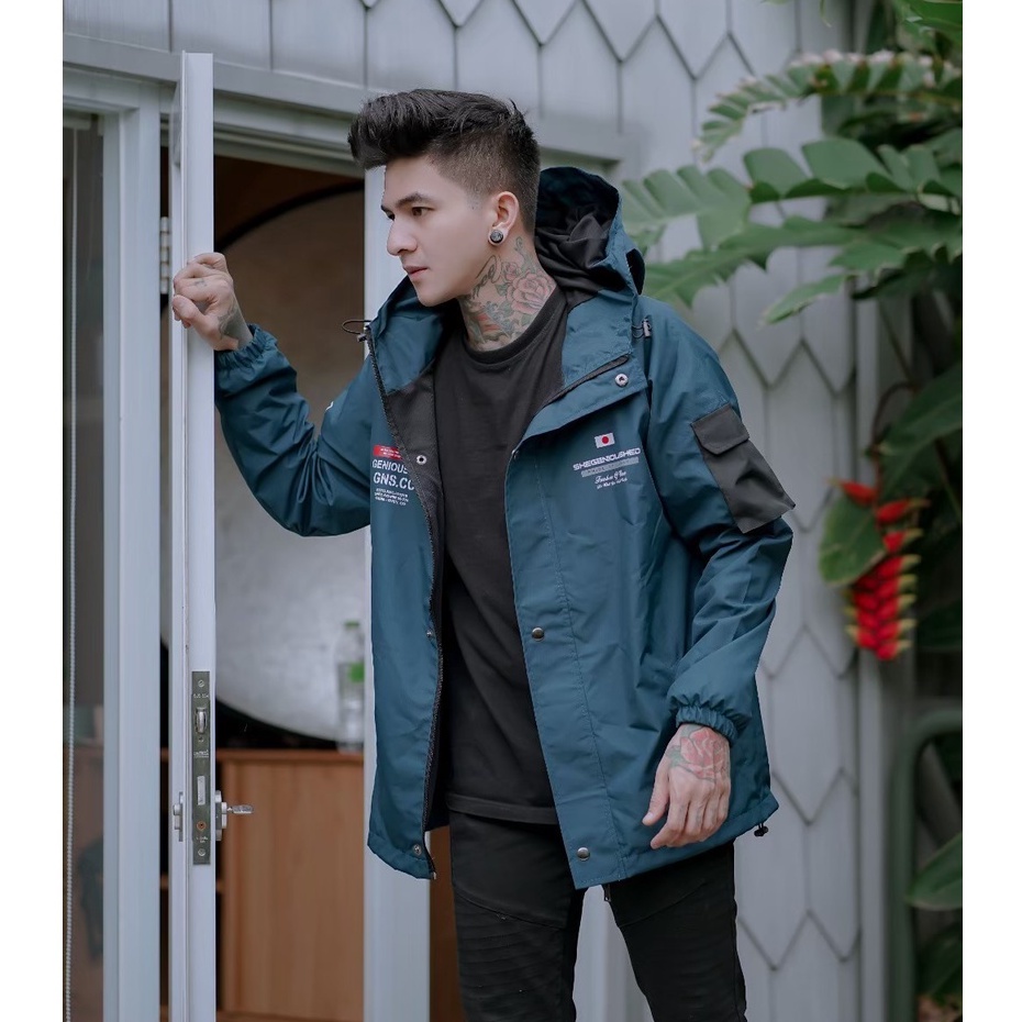 JAKET CASUAL -JAKET PRIA-JAKET OUTDOOR ORIGINAL - JAKET PARASUT PRIA- JAKET WATERPROOF-AF 18