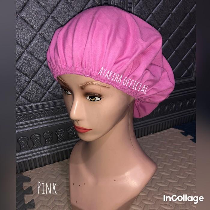 Penutup Kepala / Hair Net Kain / Mob Cap