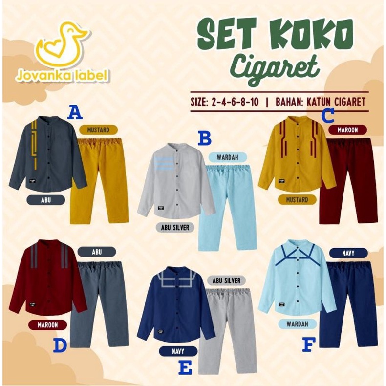 set koko cigaret jovanka