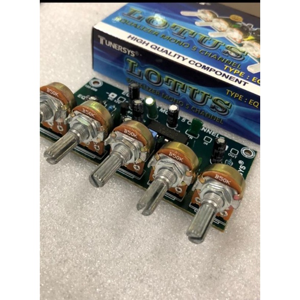 equalizer 5 chanel mono