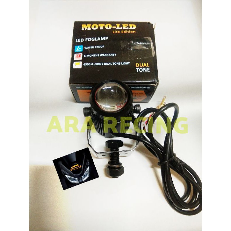 Lampu tembak D2H MOTOLED Laser motor new Nmax new PCX 160 vixion Vario ADV universal