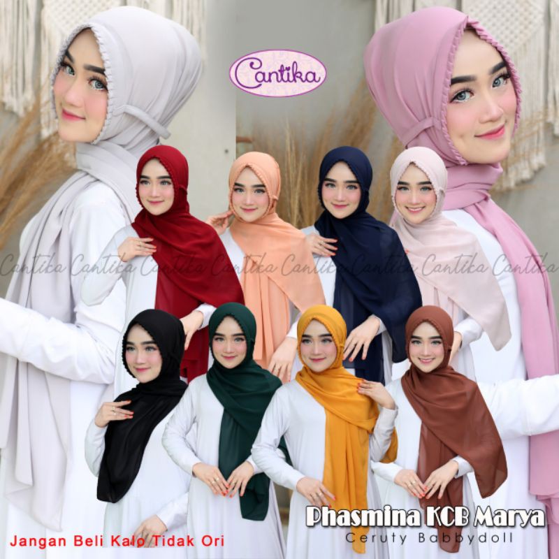 Pashmina Maryam KCB Tali Original Cantika Hijab