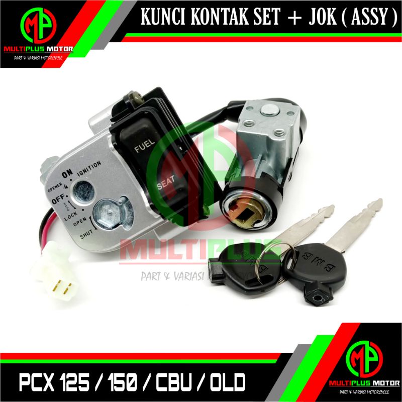 Kunci kontak Key set assy + Kunci jok sadel PCX 125 CBU,PCX 150 CBU