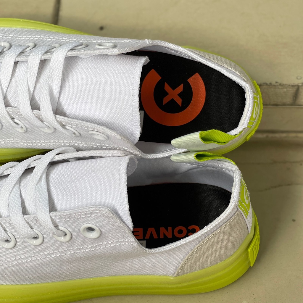 Converse CTAS Cx Ox White Pale Putty Lime Twist