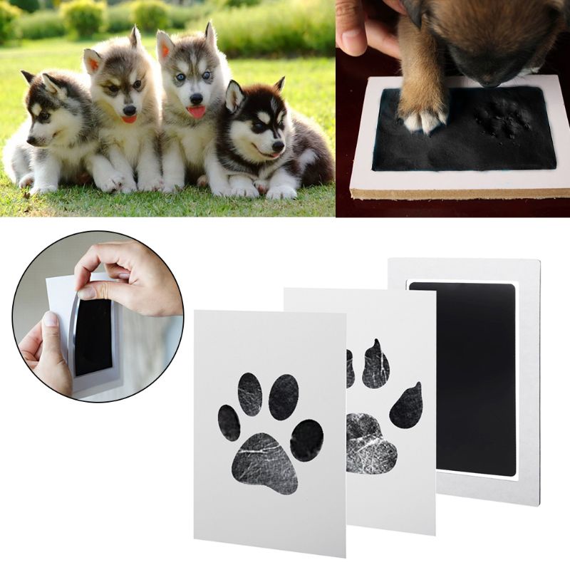 Mary Baby Handprint Footprint Kit Kit Pet Paw Print Non Toxic Bersih Untuk Pad Tinta Sentuh Untuk Anak Newborn Balita Pet Souve