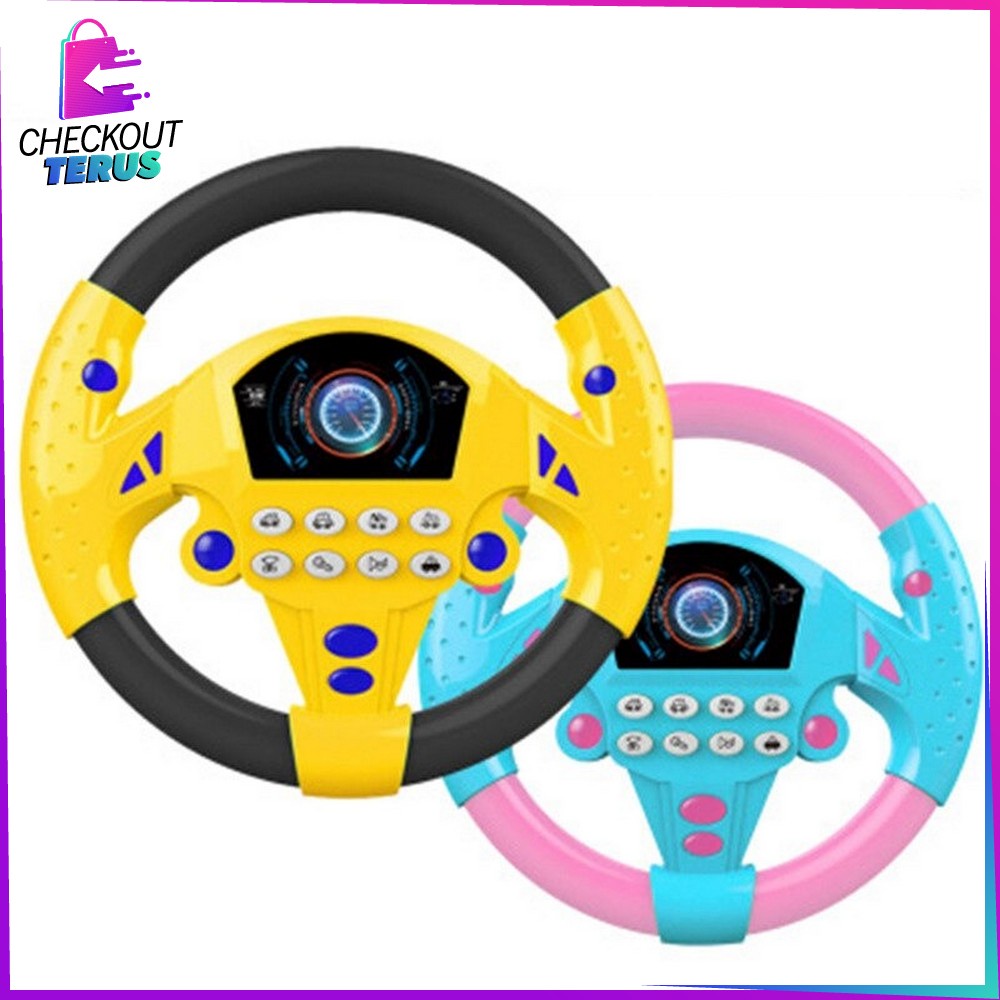 CT M256 Mainan Edukasi Anak Setir Setiran Mobil Stir Mengemudi Driver Steering Wheel Music Mainan Stir Mobil Anak