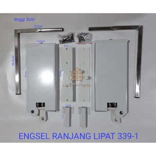  Engsel  Ranjang 339 1 Lipat Tempat  Tidur  Bed Save Fold Lift 