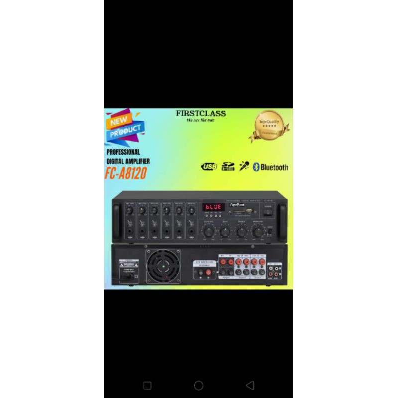 Ampli Toa Masjid mushola,Ampli Firstclass FC 8120