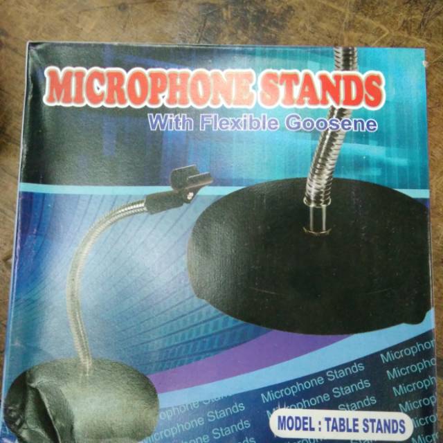 Stand / Tiang Mic Meja Spiral