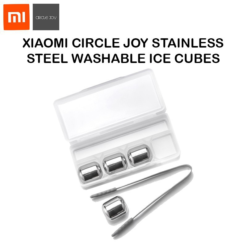 Xiaomi Mijia Circle Joy Ice Cube Es Batu Pendingin Minuman 304 Stainless Steel