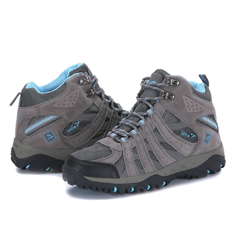 Sepatu Hiking Wanita / Sepatu Gunung / Outdoor SNTA 606 Grey Blue