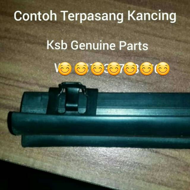 Pelipit Kaca Luar Mobil Universal Weather Strip Water Strip Karet Kaca Luar Panjang 85CM Lebar 2,5cm