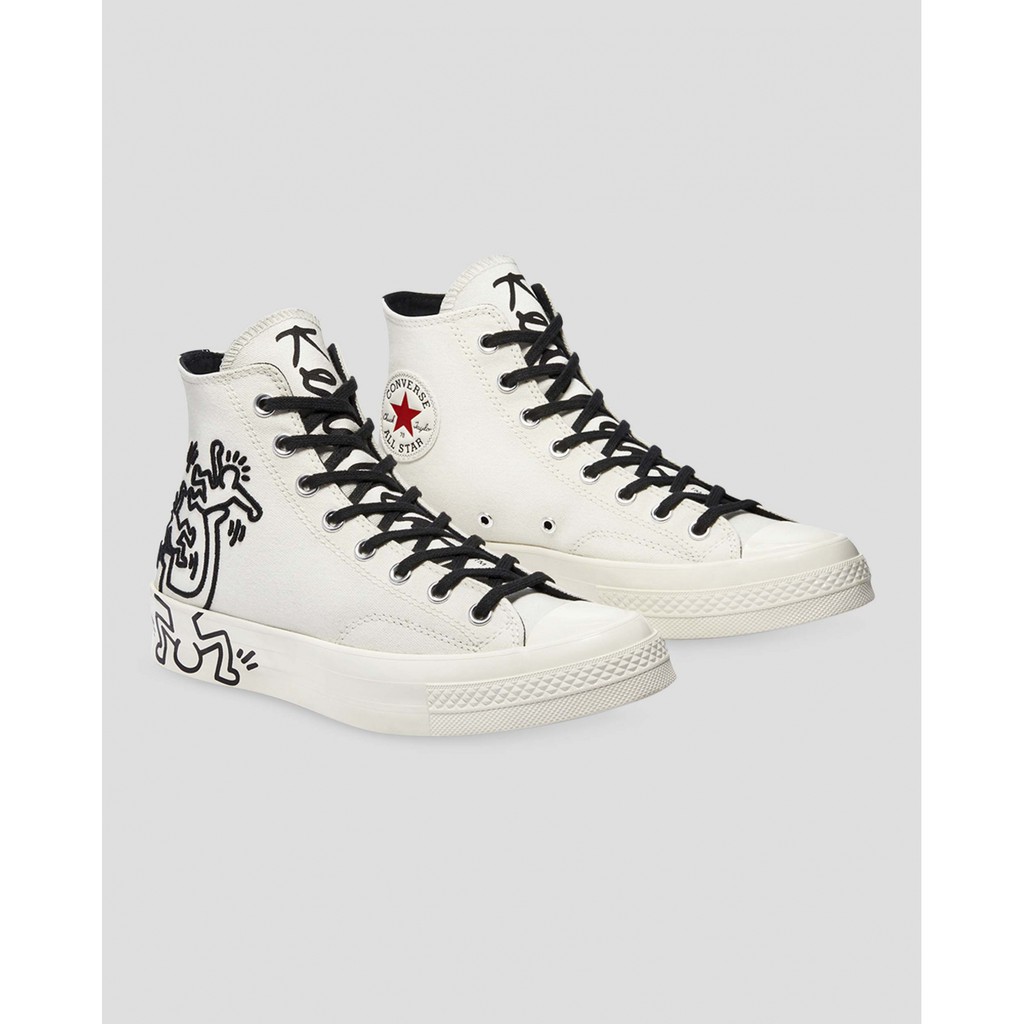Converse Chuck 70s High X Keith Haring - Egret/Black/Red