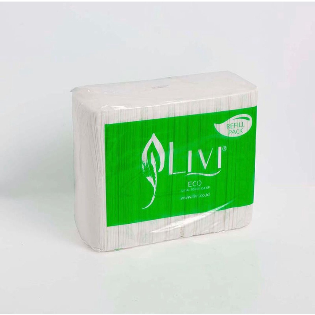 Jual LIVI Tissue Facial Refill 1 pack 600 sheet /Tissue LIVI ECO Facial Refill / Tissue Wajah