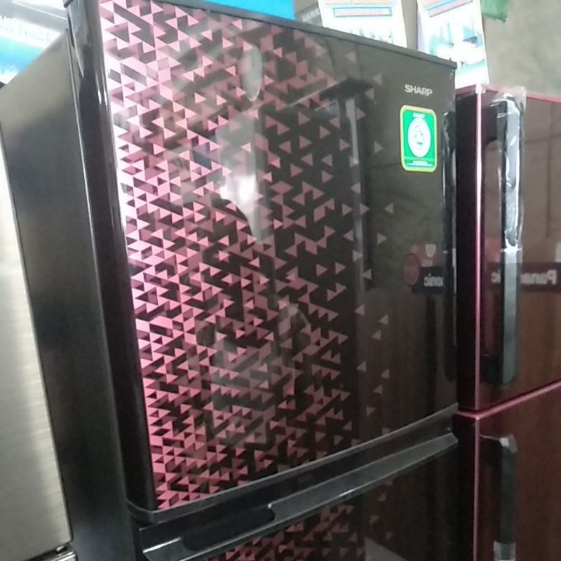 Kulkas Sharp 2 pintu SJ-316MG-GR untuk wilayah cirebon