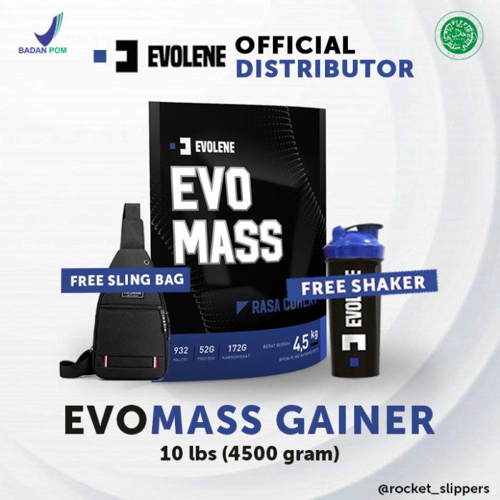 

EVOLENE Evomass Gainer 10 lbs / 4500 gram Evo mass Suplemen Massa Otot - CoklatSuplemen Penambah Berat Badan Platinum Whey Protein On Suplemen Pembentuk Otot Perut Bpom T5U9I3Y9R5 Carnivor Tubuh Obat Pembentuk Otot Pria Amino Susu Fitness Penggemuk Tanpa