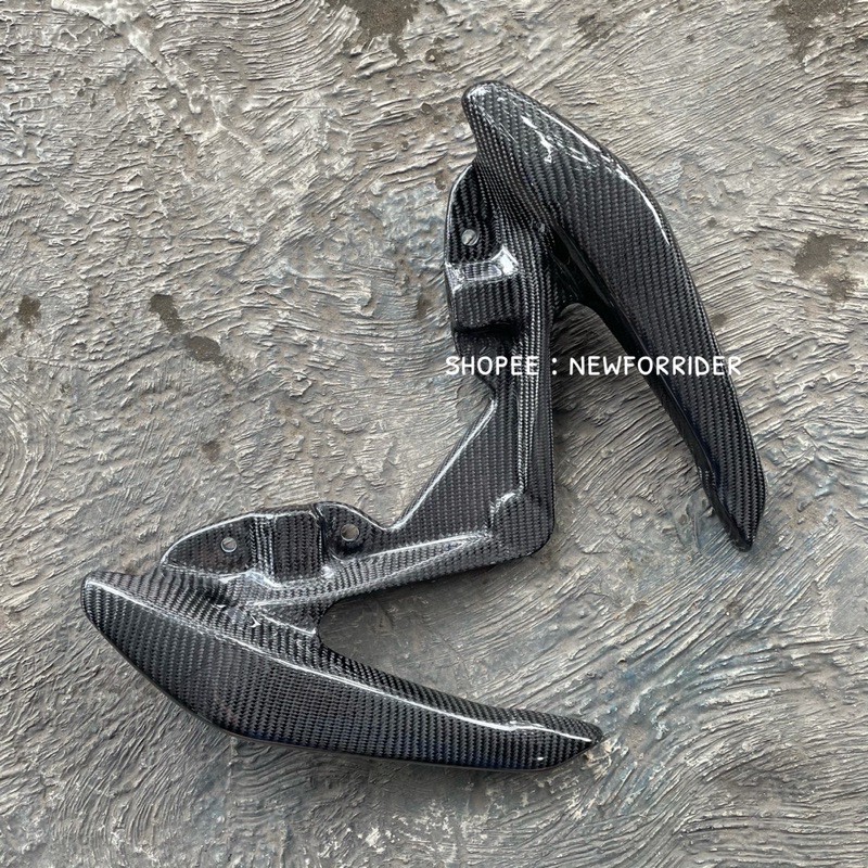 Behel Begel Potong Tanduk Sporty Carbon Kevlar Parts Original Yamaha NMAX