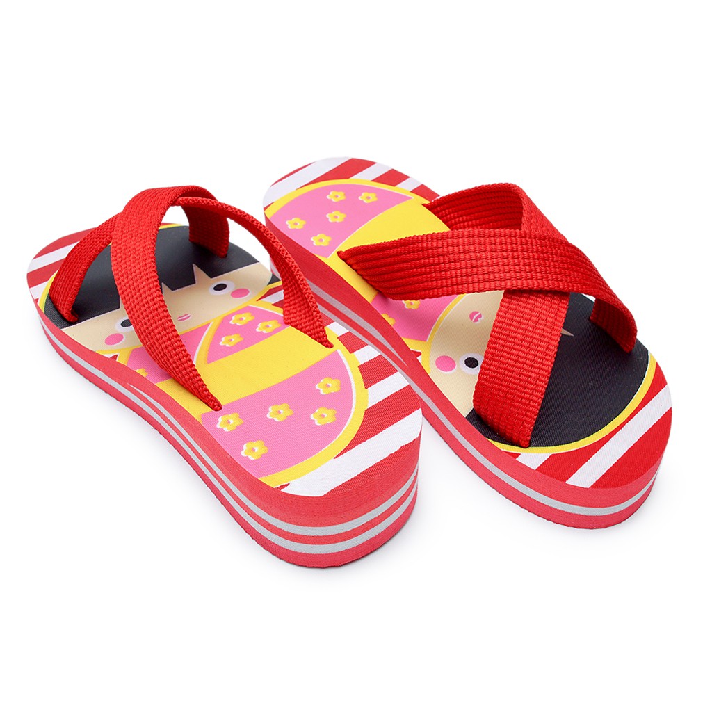 DNOIR Sandal Anak Perempuan SELOP2530 MERAH