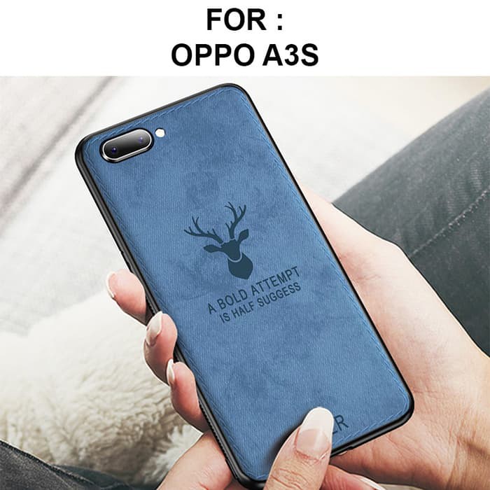Deer case Oppo A3s / case hp / soft case Oppo A3s / hard case Oppo A3s