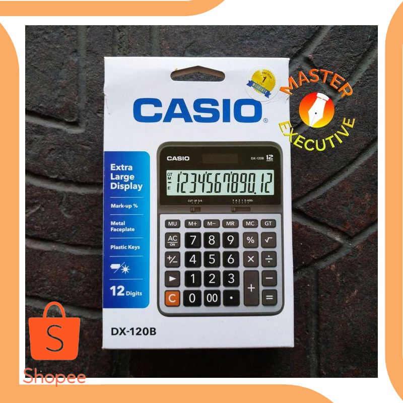 

Dijual tools n parts Casio DX-120B Calculator - Kalkulator Layar Extra Besar Murah