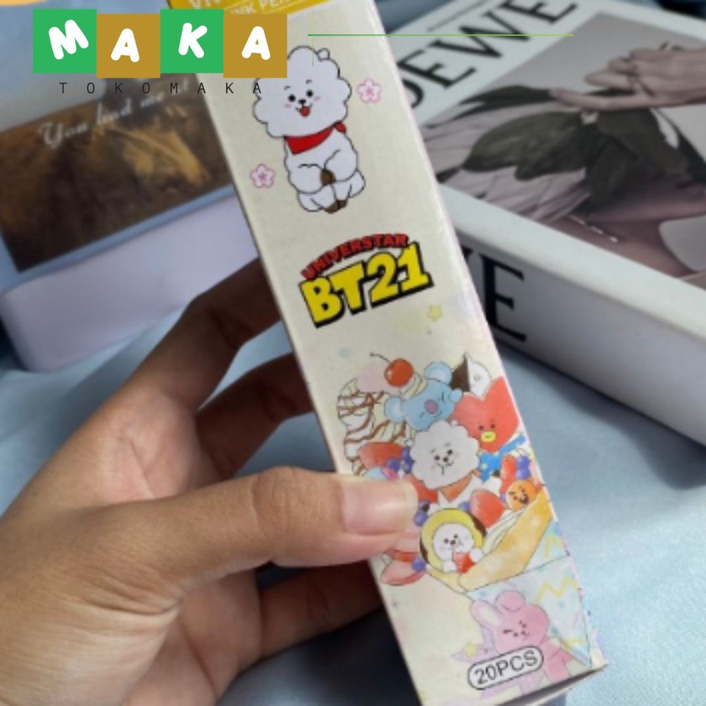 

refill isi pulpen gel 1 box isi 20 karakter bt 21 is ulang pen army isi ualang pulpen lucu perlengkapan sekolah alat tulis kantor import atk termurah