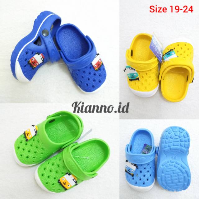 Sandal baim anak laki tayo yitai size 19-24