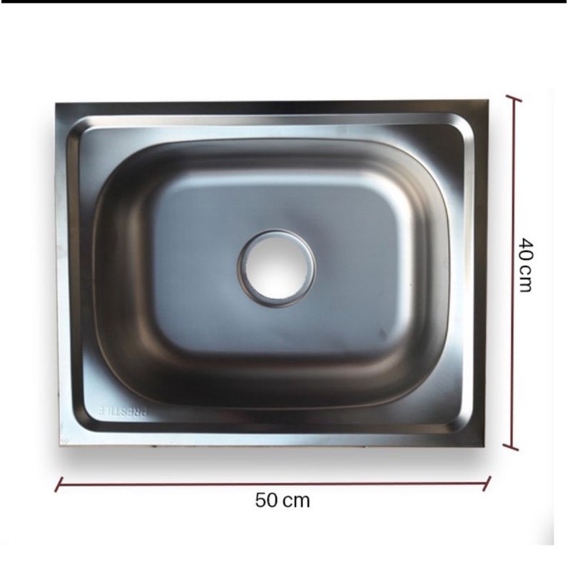 BCP PRESTILE 50 CM / Bak Cuci Piring 50cm*40 cm + Avur