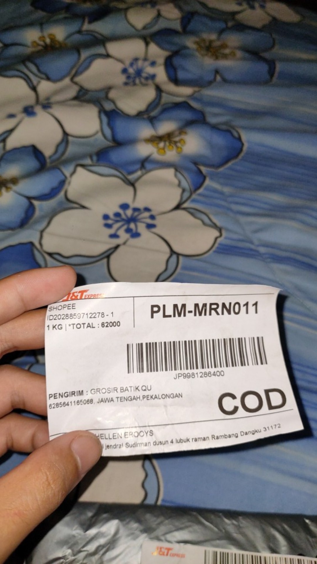 Nailo Batik Hrb026 Kenongo Kemeja Tosca Pendek Pekalongan Padi M L Xl Sogan Tulis Halus