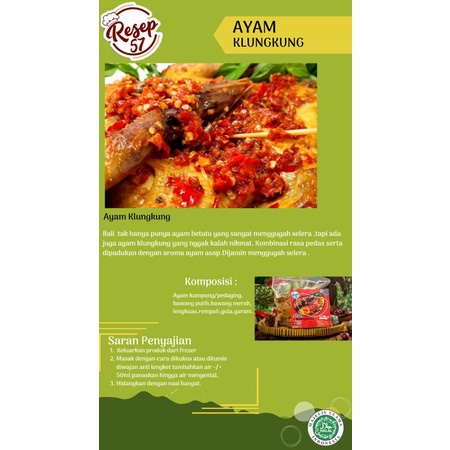 AYAM BUMBU KLUNGKUNG RESEP 57